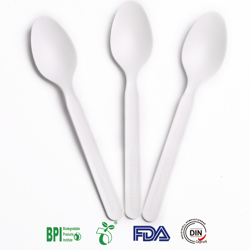 6 Inch Luxury Disposable CPLA Spoon